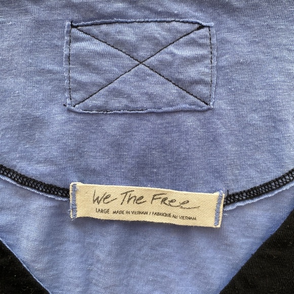 We The Free Major leagues Baseball Color Block Tee Size Large - Picture 6 of 12